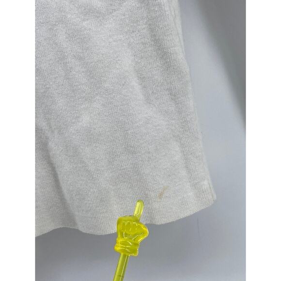 SUNDAY BEST Women's White Faux-Fur Button-Up Cropped Sweater Top SZ 2XS - Picture 7 of 12